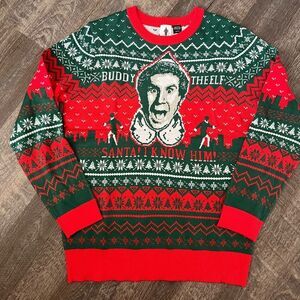 Buddy The Elf Ugly Christmas Sweater- Size Large